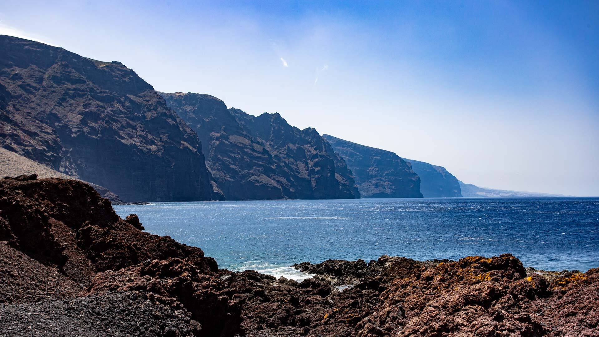 Los Gigantes – bis zu 800 Meter hohe Klippen am Teno-Gebirge.