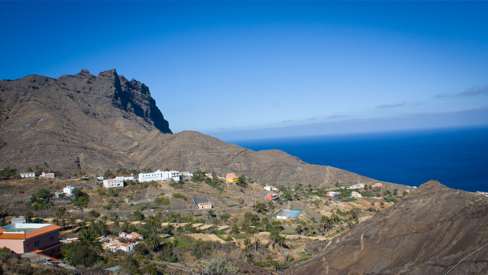 Anfahrt nach Alojera auf La Gomera