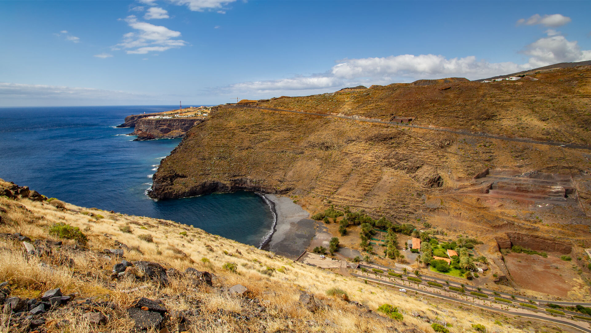 Zufahrt durch den Barranco de Ávalo zum Strand auf La Gomera