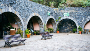Besucherzentrum Juego de Bolas bei Agulo auf La Gomera, Infozentrum zum Nationalpark Garajonay.