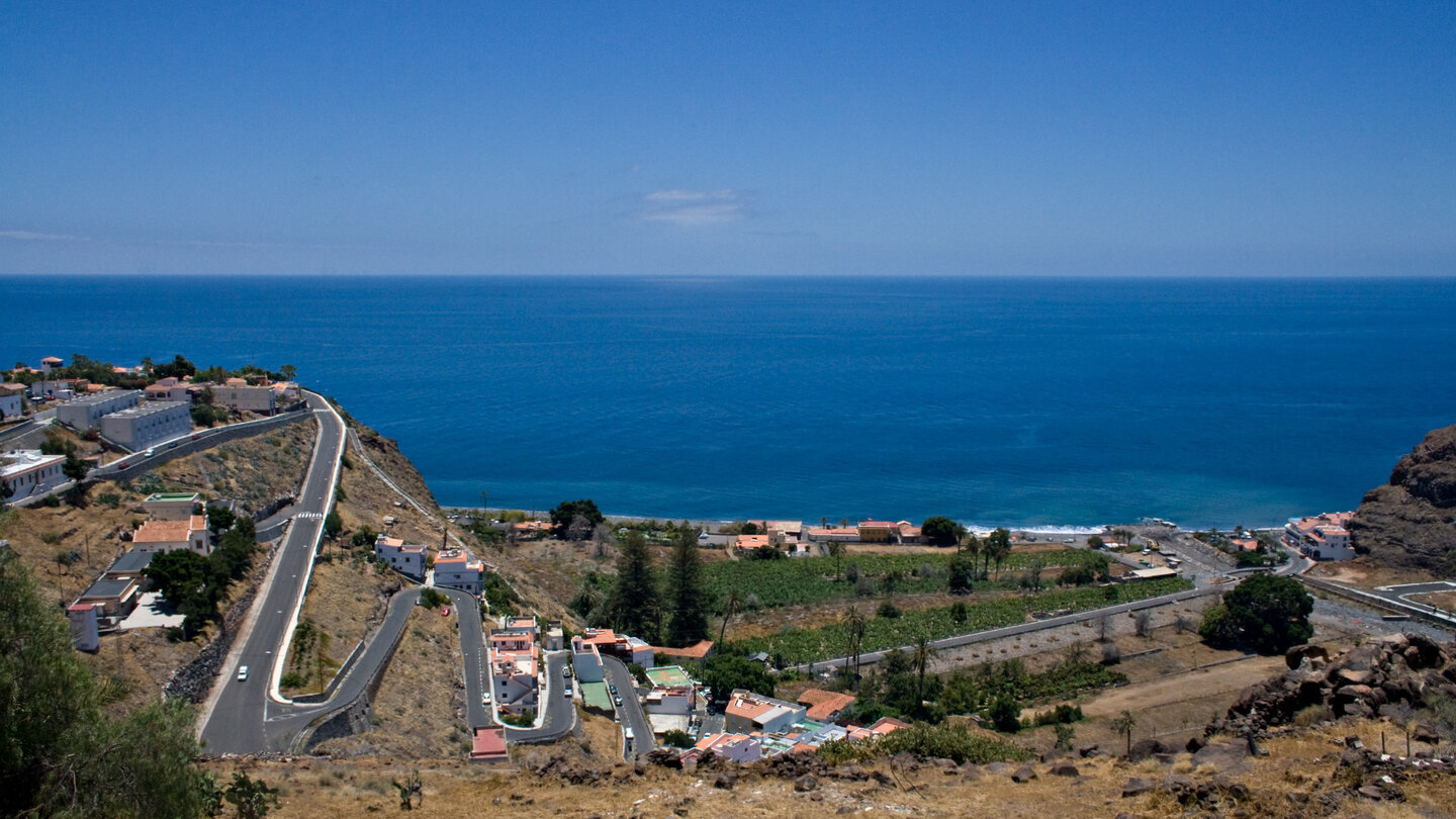 Anfahrt zur Playa de Santiago auf La Gomera