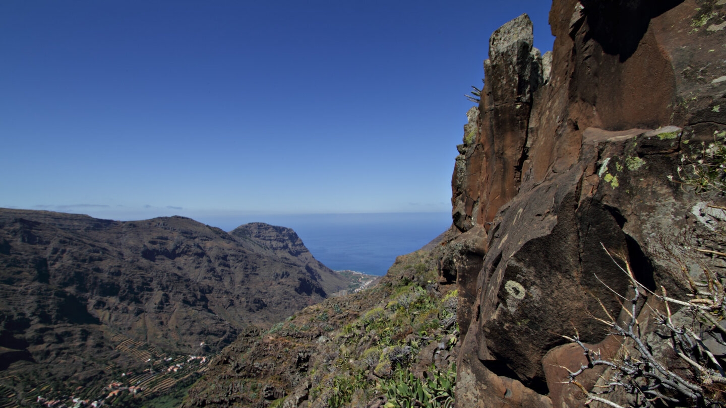 Ausblick vom Mirador César Manrique auf La Gomera