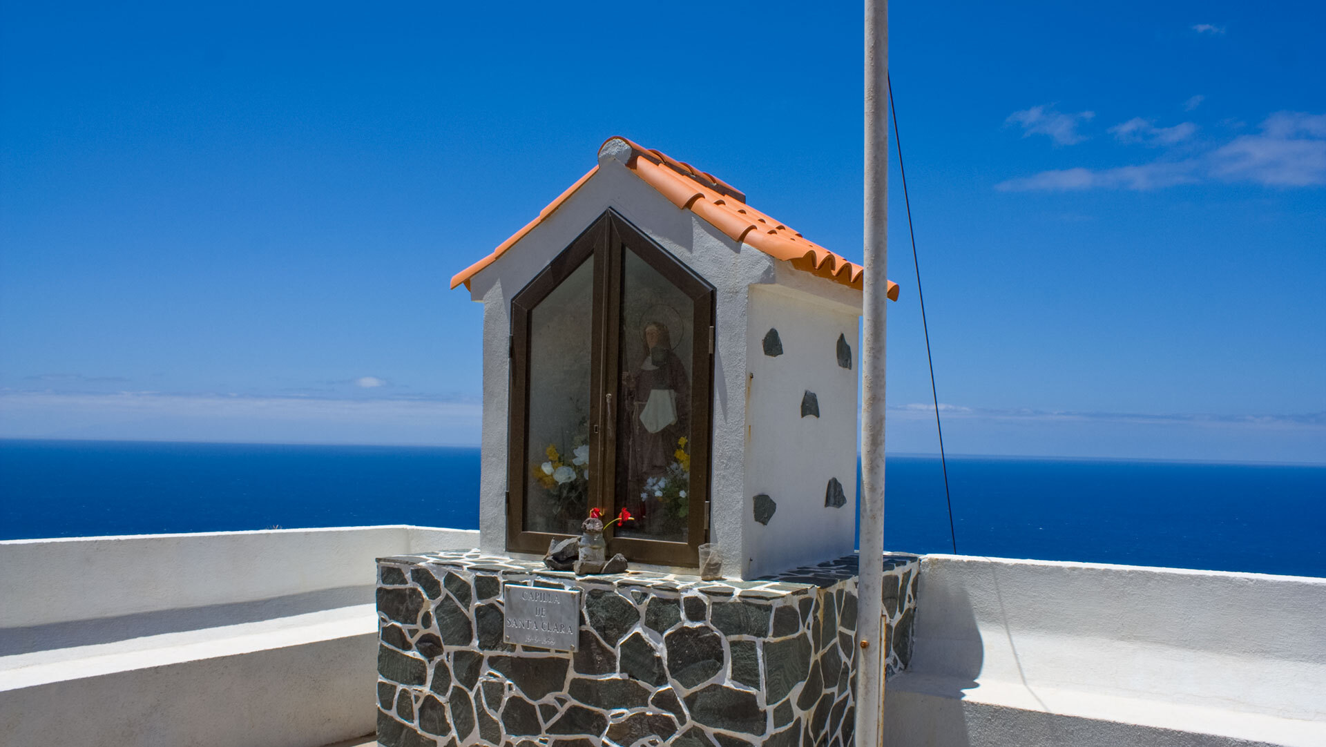 Capilla de Santa Clara in Guillma auf La Gomera, kleine Dorfkapelle.