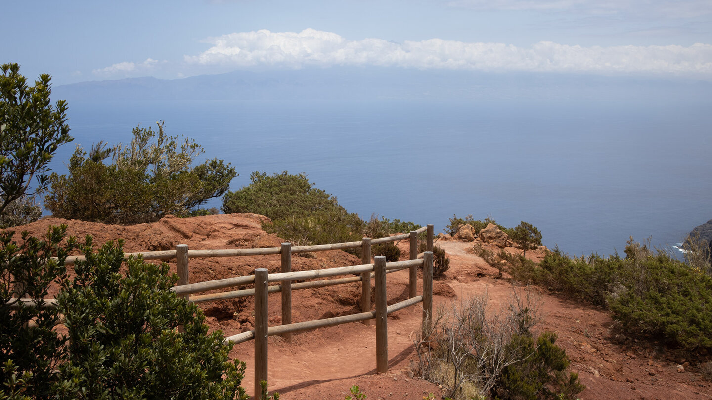 der befestigte Weg zum Mirador de Abrante auf La Gomera