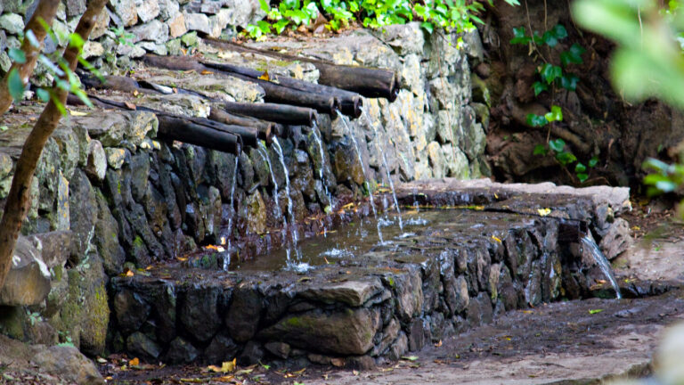 Chorros de Epina, Bergquelle am Rand des Nationalparks Garajonay auf La Gomera.