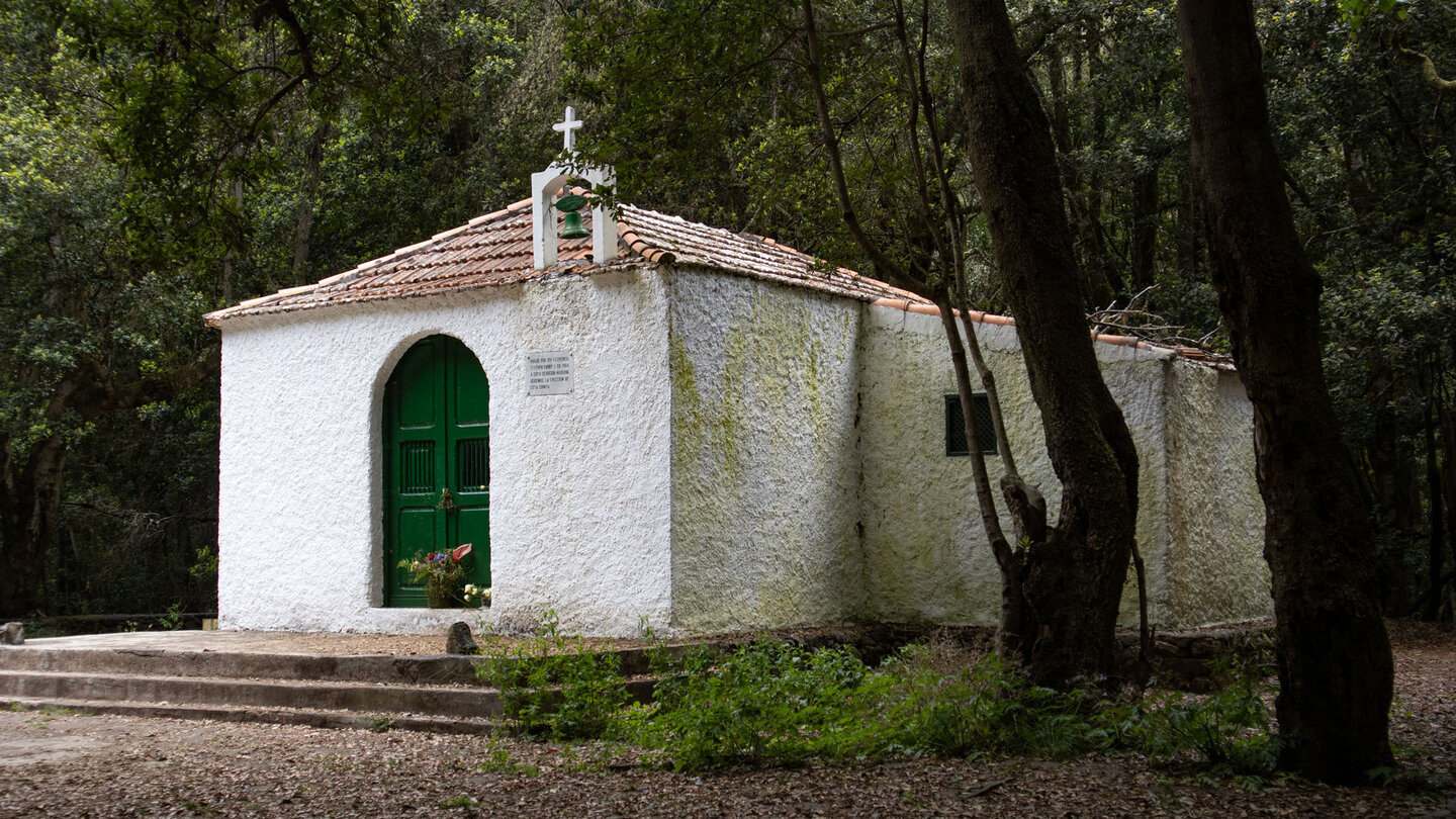 die Kapelle Ermita de Lourdes im Nationalpark Garajonay