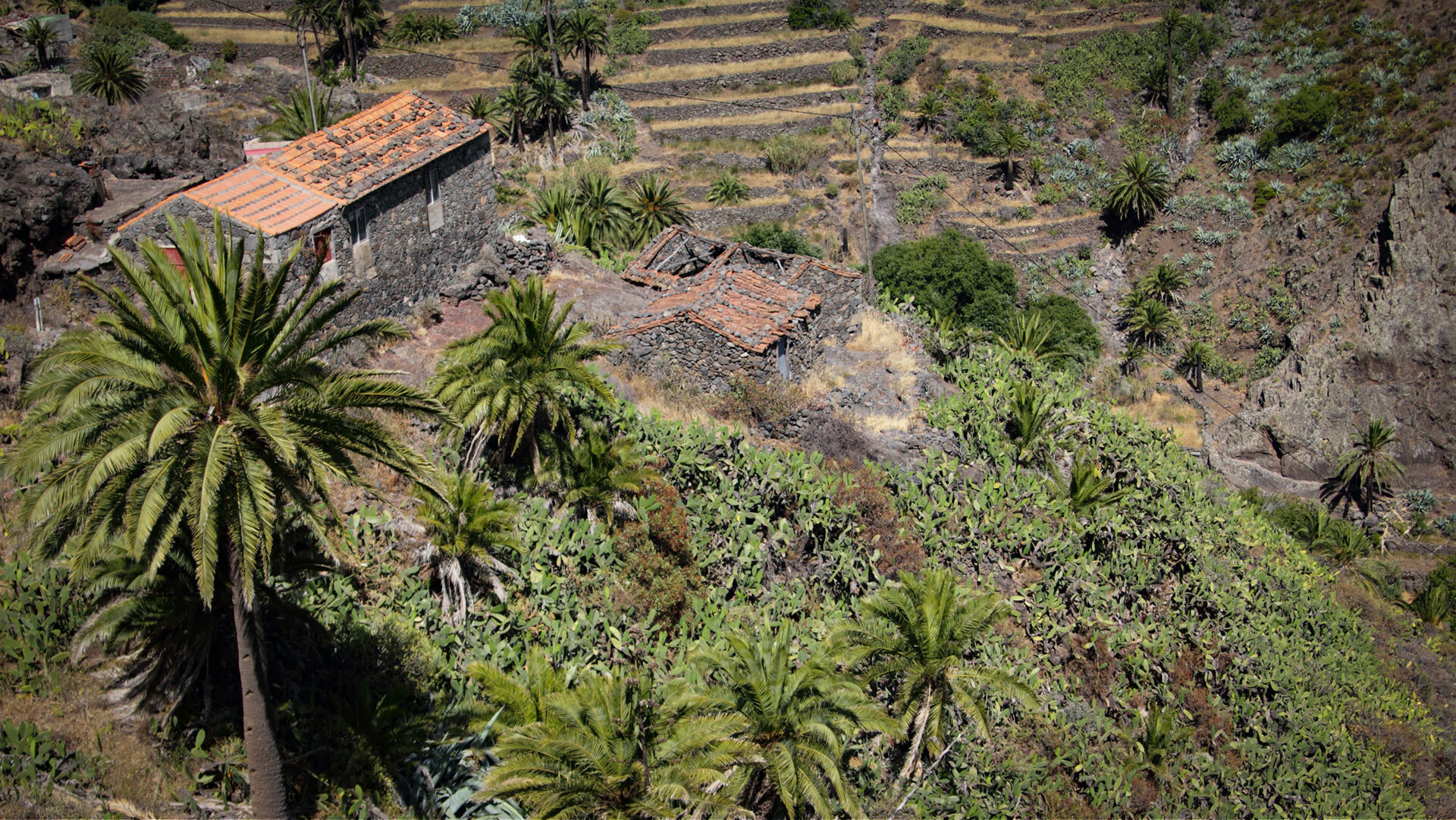 Erque, kleiner Weiler auf La Gomera, abgelegen und ursprünglich.