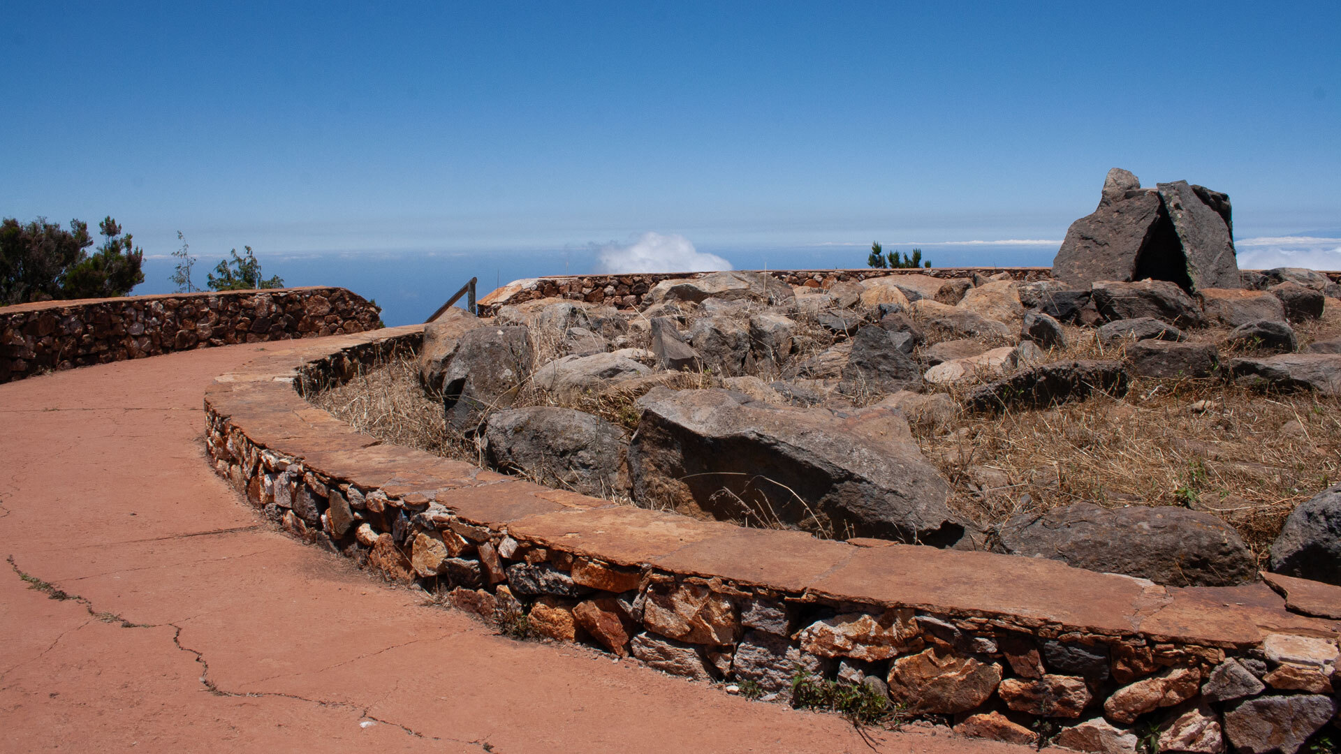 Alto de Garajonay – Gipfelplattform.