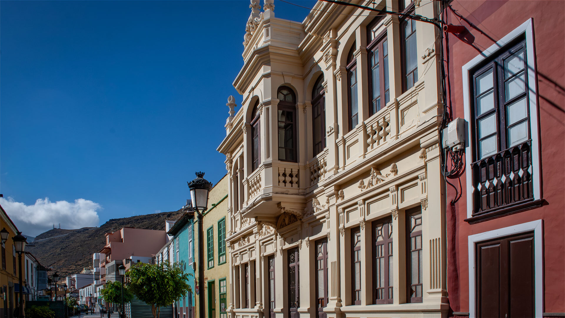 Gebäude im Kolonialstil in San Sebastián de La Gomera