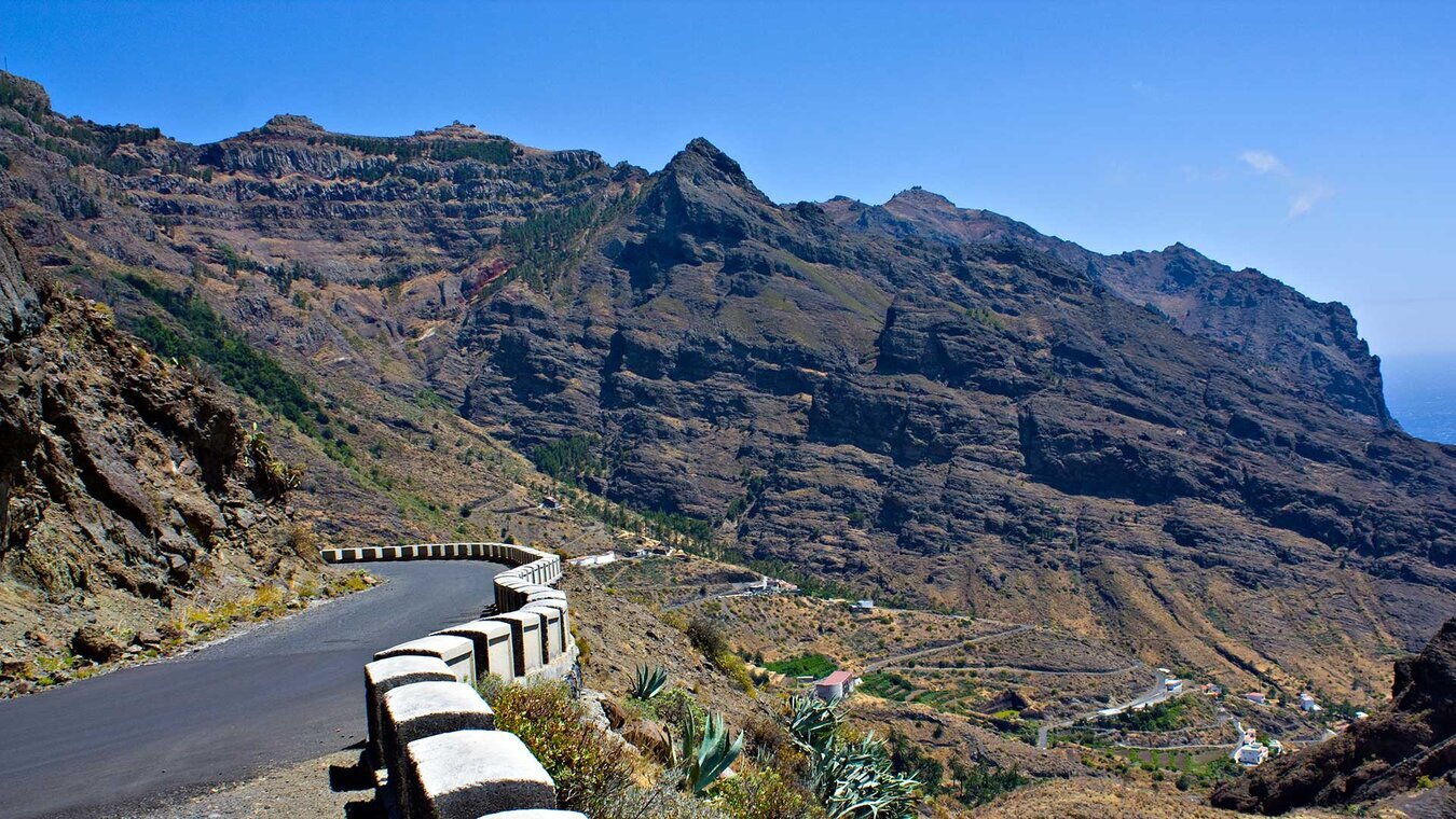 Blick zum Hafen von San Sebastián de La Gomera