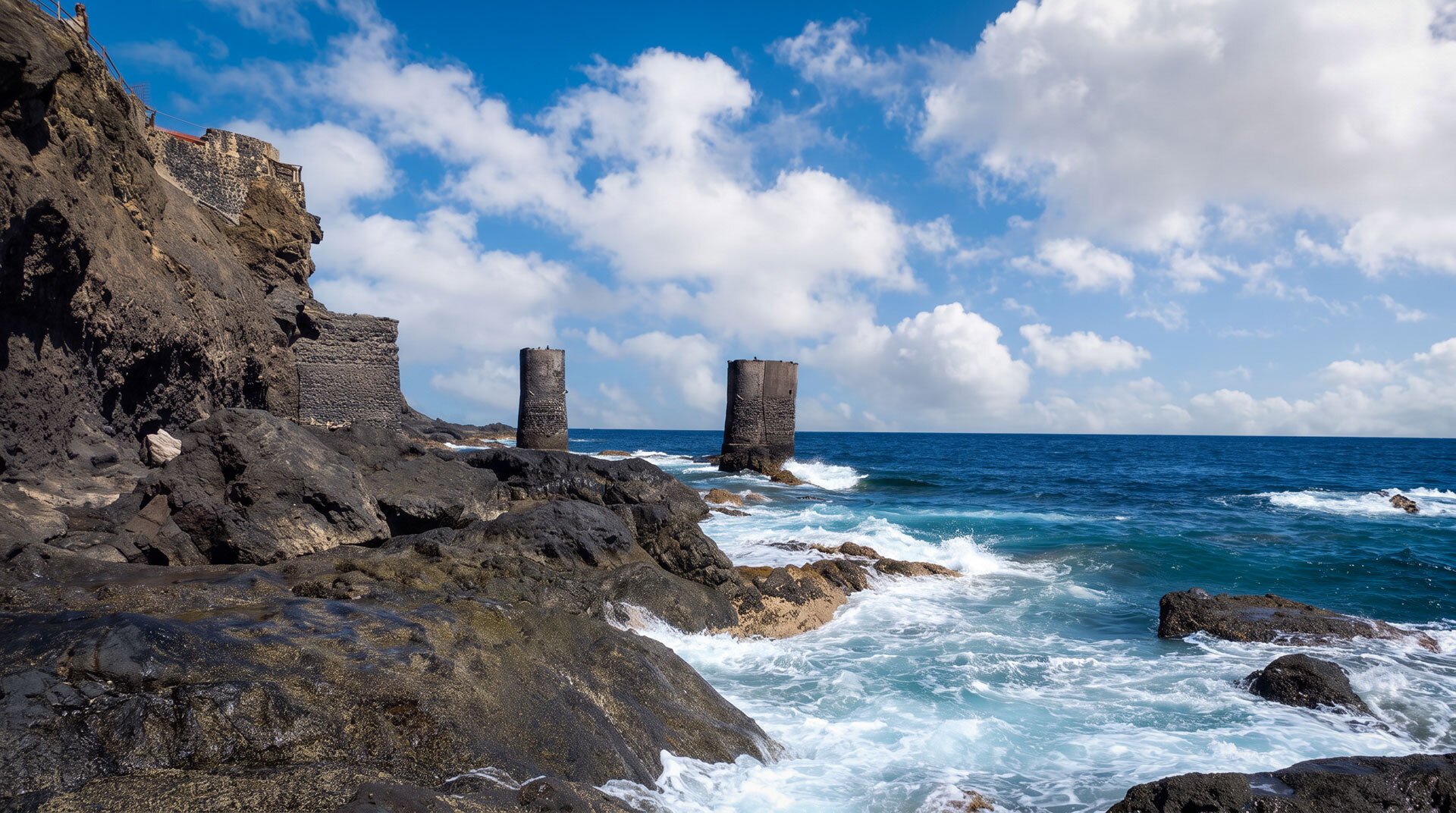 Pescante de Agulo: historische Verladeanlage – heute Industriedenkmal