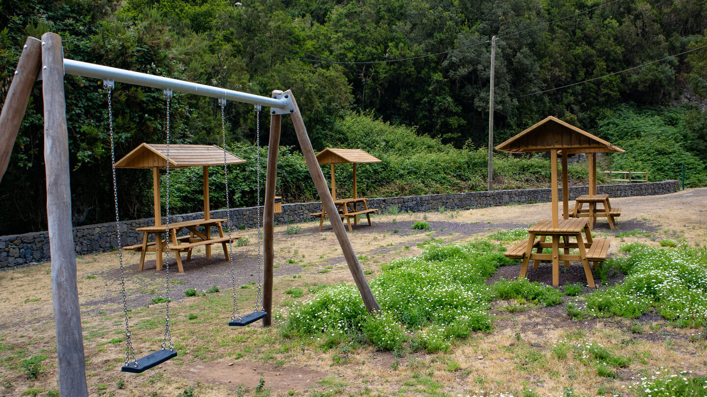 Rastplatz am Campingplatz El Cedro – Einstieg zum El Rejo Tunnel