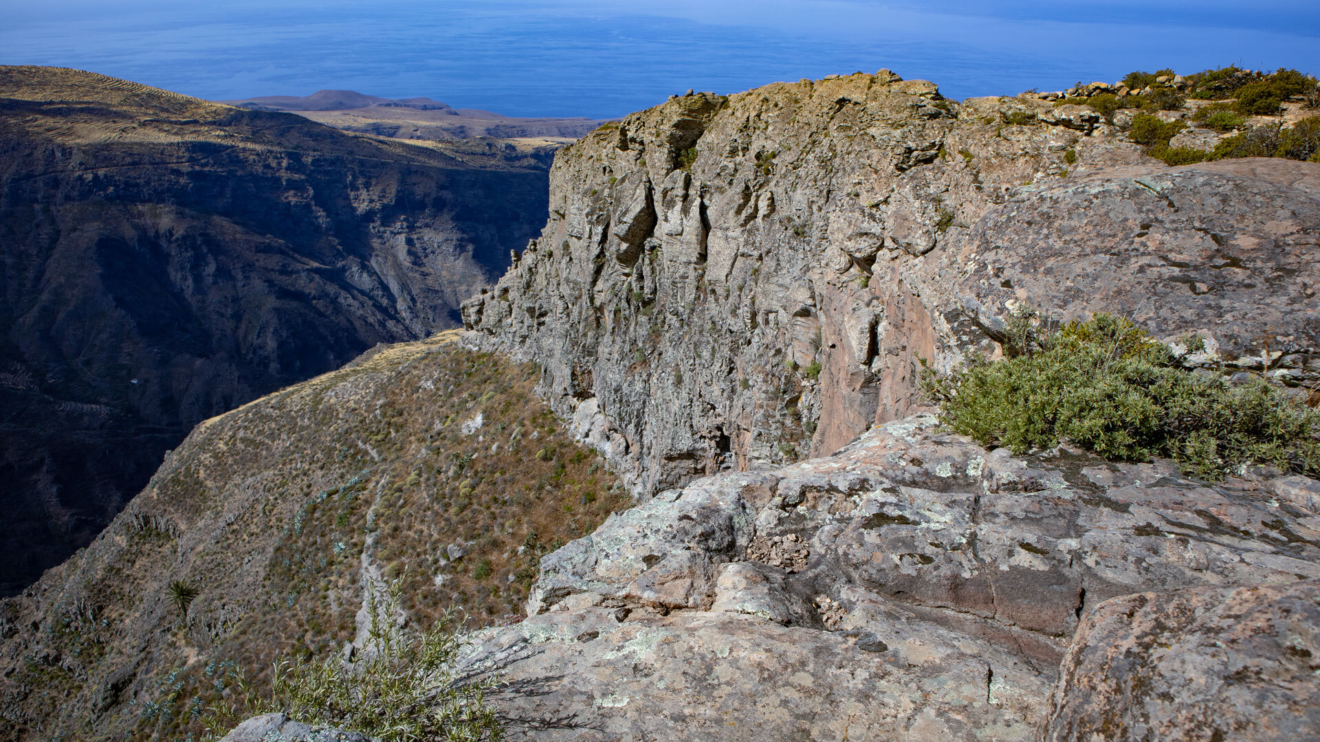 La Fortaleza über der Ergue-Schlucht, La Gomera.